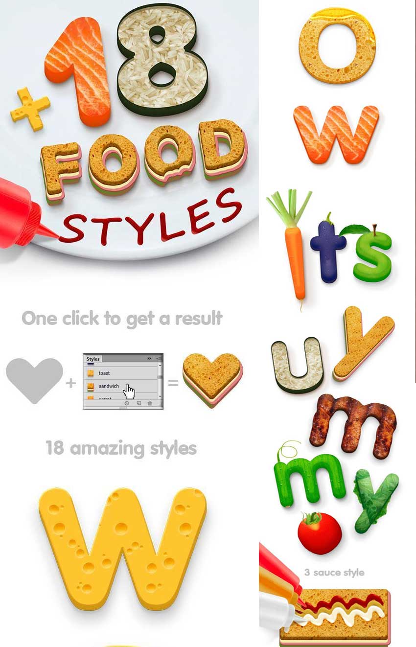 18 Food Styles