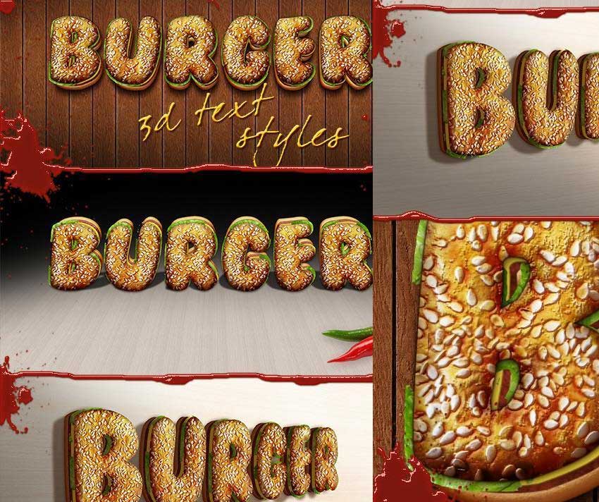 Burger Text Styles