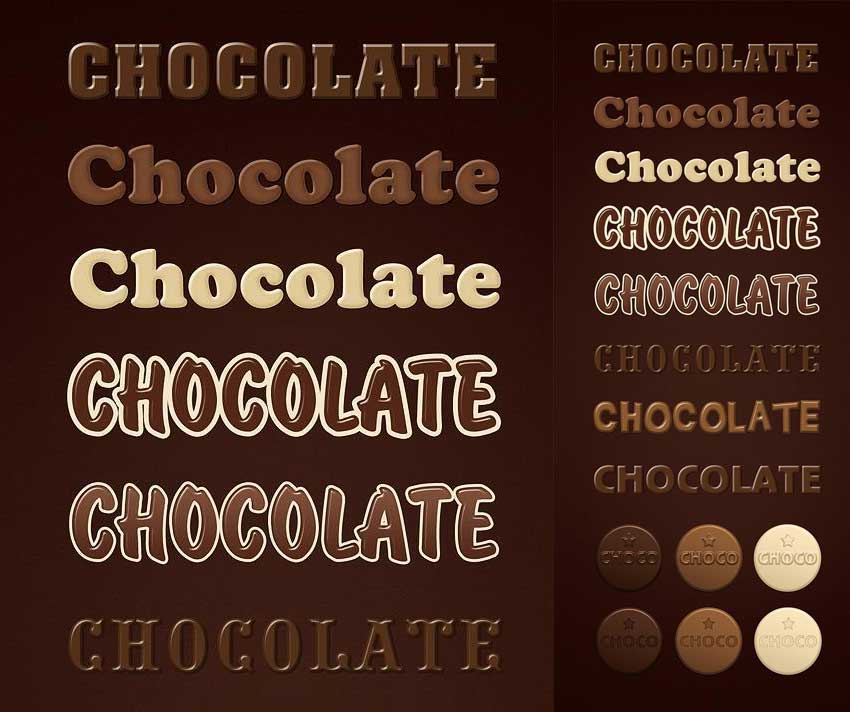 Chocolate Layer Styles