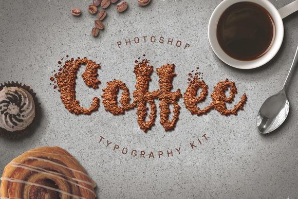 Food Typography Photoshop Actions