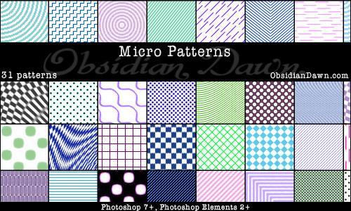 Small Photoshop Patterns