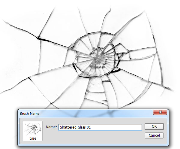 How To Create A Shattered Glass Brush In Photoshop