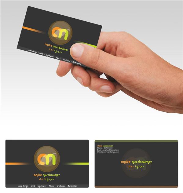 Business Card by Anarkysth photoshop resource collected by psd-dude.com from deviantart