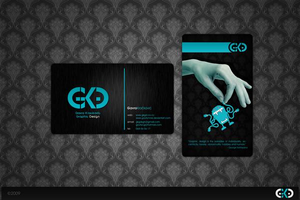 GKGD Business card by goofymne photoshop resource collected by psd-dude.com from deviantart