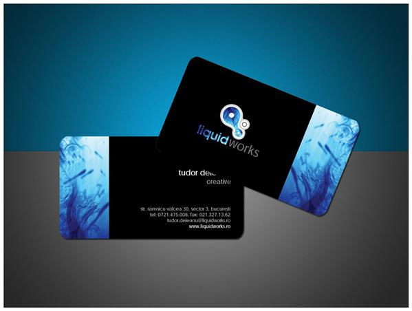 LiquidWorks Business Card by iTudor photoshop resource collected by psd-dude.com from deviantart