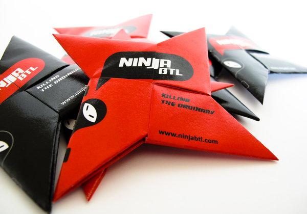 NinjaBTL business card 2 by sharaskk photoshop resource collected by psd-dude.com from deviantart