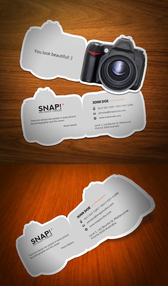 SNAP Business Card by KaixerGroup photoshop resource collected by psd-dude.com from deviantart