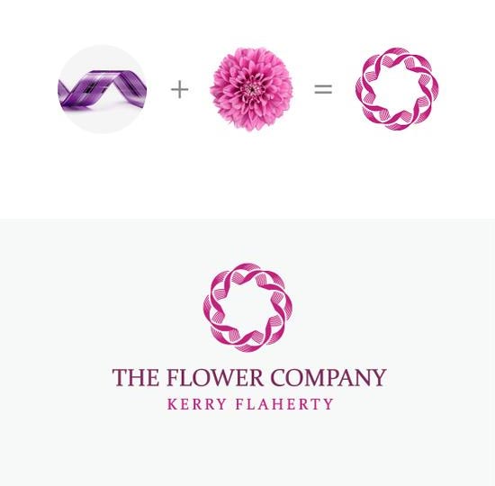 The Flower Company  photoshop resource collected by psd-dude.com from Behance Network