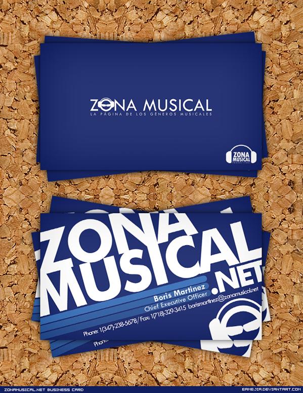 Zonamusical Business Card by EAMejia photoshop resource collected by psd-dude.com from deviantart