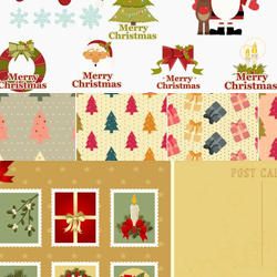 5 Free Christmas Vector Graphics for Winter Time psd-dude.com Resources