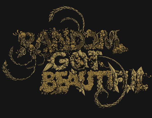 Random Got Beautiful by Daniel J Diggle; photoshop resource collected by psd-dude.com from Behance Network