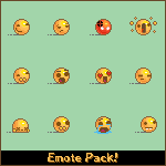 Emote
 Pack by KlauS92 photoshop resource collected by psd-dude.com from deviantart