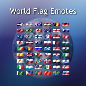 World
 Flag Emotes by BoffinbraiN photoshop resource collected by psd-dude.com from deviantart