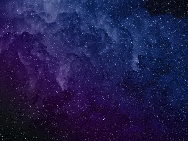 Space background with starfield texture