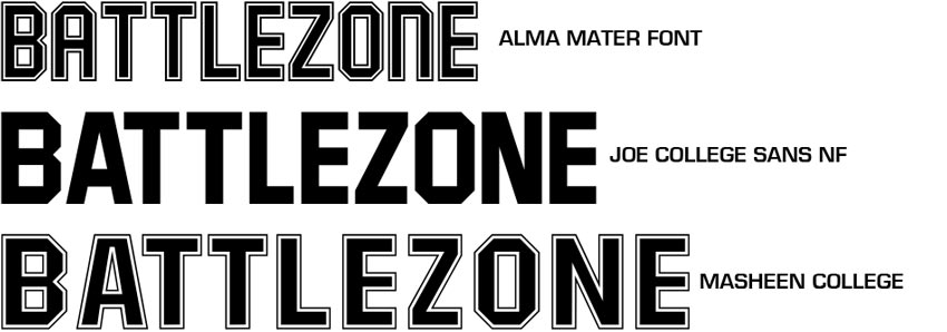 Battlezone Font