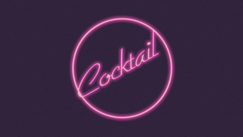 Cocktail 1988 Text Effect