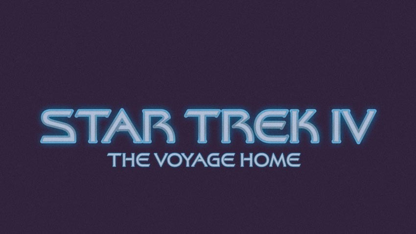 Star Trek IV: The Voyage Home 1986 Text Effect