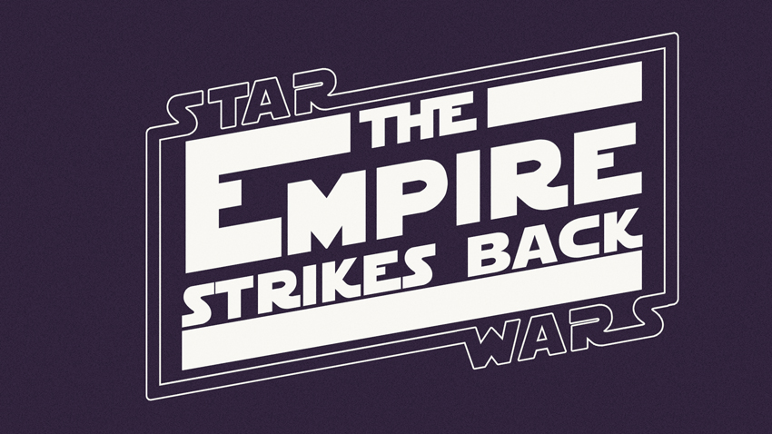 Star Wars V: Empire Strikes Back 1980 Text Effect