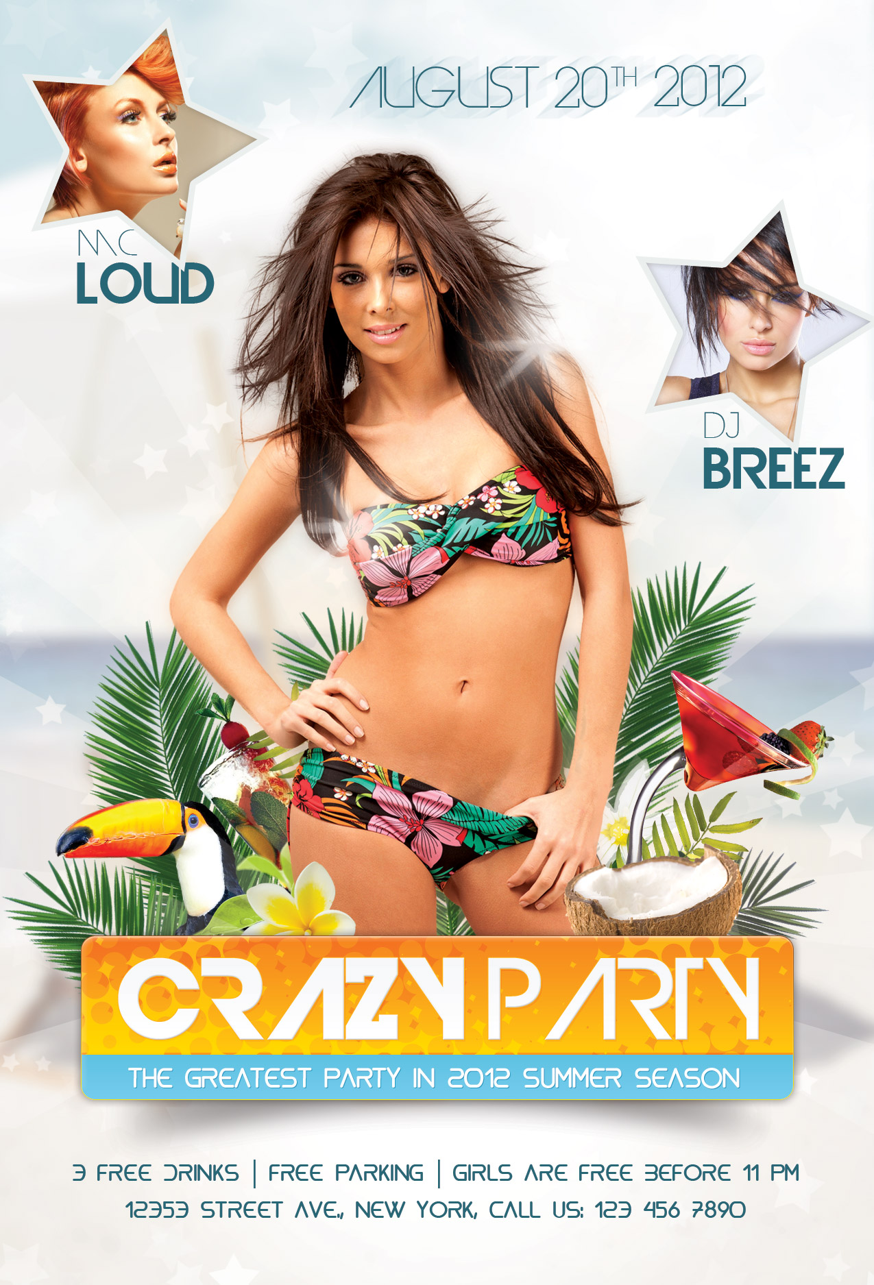 Design a Summer Party Flyer in Adobe Photoshop
