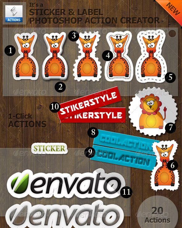 Sticker and Label Maker PSDDude