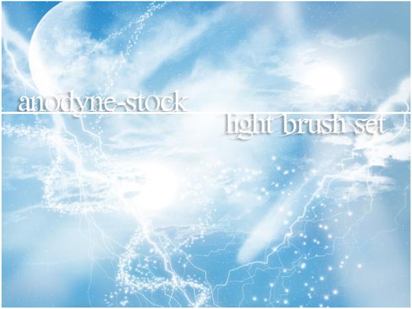 Light Brush Set by anodyne-stock photoshop resource collected by psd-dude.com from deviantart