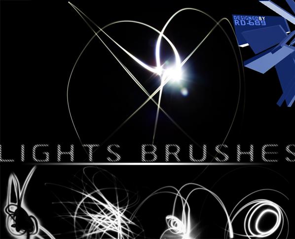 Lights Brushes by reddeath-689 photoshop resource collected by psd-dude.com from deviantart