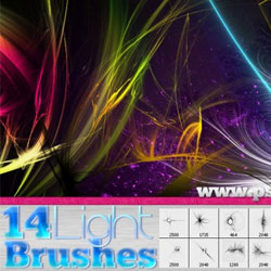 Abstract <span class='searchHighlight'>Light</span> Brushes for Photoshop psd-dude.com Resources