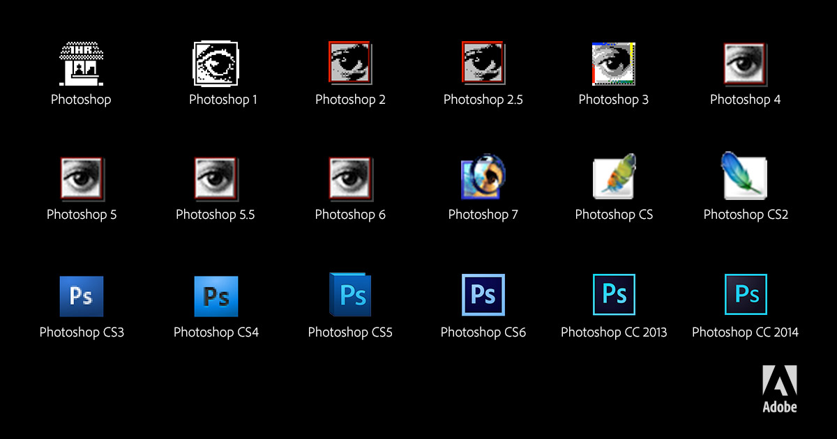 adobe photoshop versions