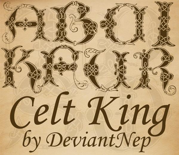 Celt King by DeviantNep photoshop resource collected by psd-dude.com from deviantart