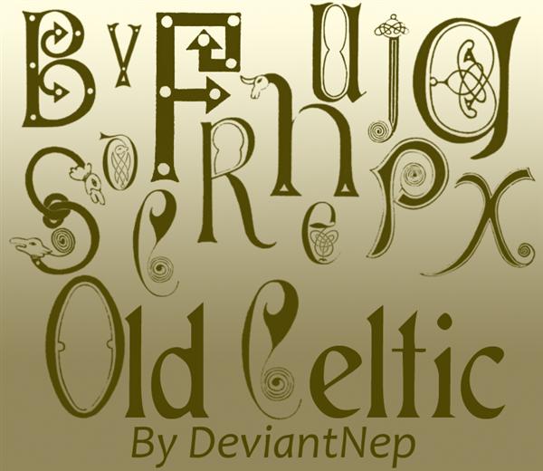Old Celtic by DeviantNep photoshop resource collected by psd-dude.com from deviantart