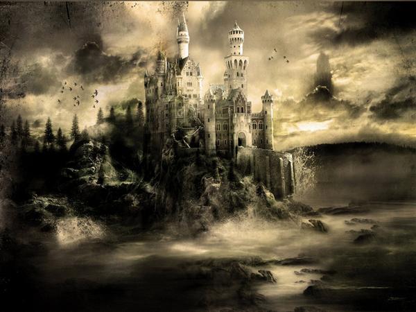 Mystical Castle by 666Kain-666 photoshop resource collected by psd-dude.com from deviantart