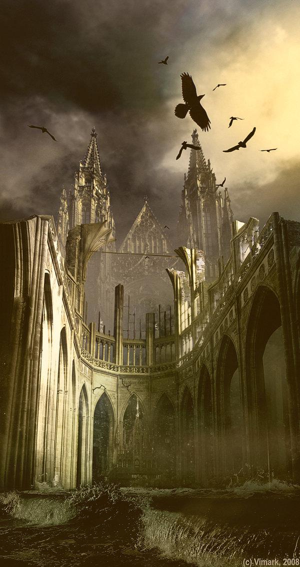 Somber Castle by vimark photoshop resource collected by psd-dude.com from deviantart