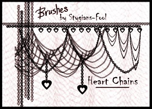 Heart
Chain Brushes by Stygians-Fool photoshop resource collected by psd-dude.com from deviantart