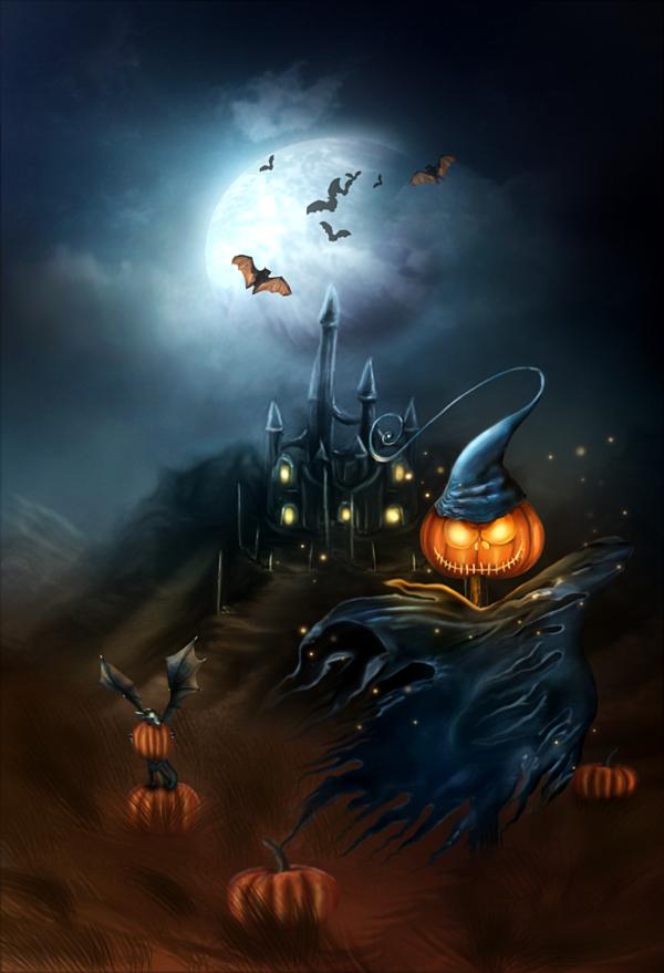 Halloween by JtotheOtotheE photoshop resource collected by psd-dude.com from deviantart