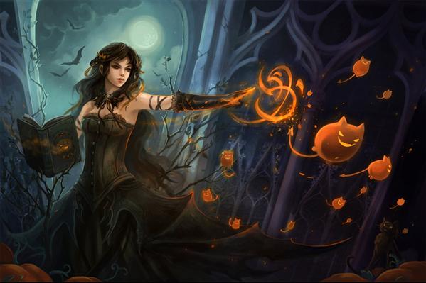 halloween by sandara photoshop resource collected by psd-dude.com from deviantart