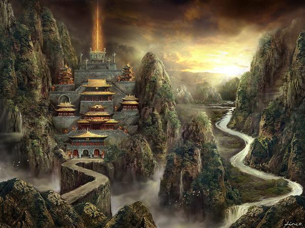 The Ancient City Matte Painting