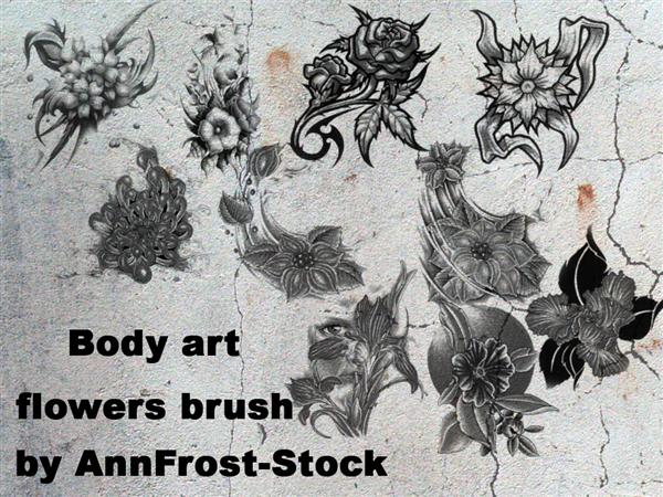 Body
art flowers brush set by AnnFrost-stock photoshop resource collected by psd-dude.com from deviantart