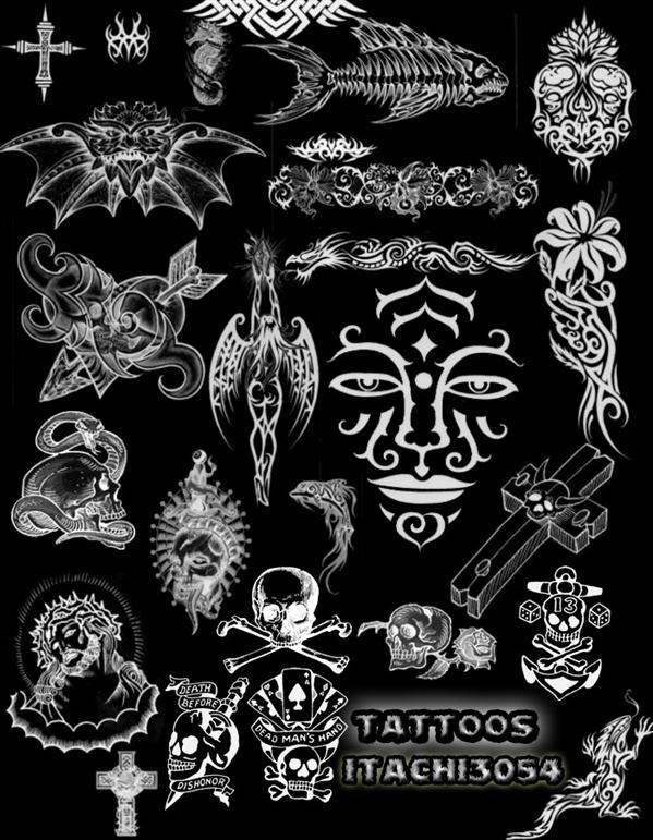 Tattoo
Brushes by itachi3054 photoshop resource collected by psd-dude.com from deviantart