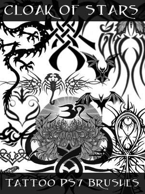 Tattoo
PS7 Brushes by CloakofStars photoshop resource collected by psd-dude.com from deviantart