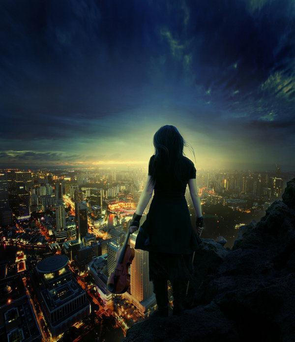 City of Lights Photo Manipulation