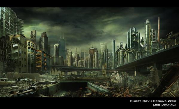 Destroyed City Photo Manipulation