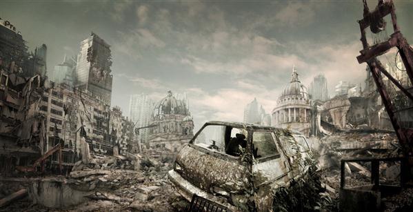 Destroyed City Photoshop Manipulation