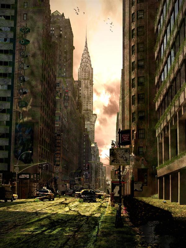 Post Apocalyptic City Photo Manipulation