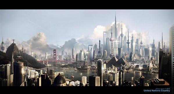 United Nations Multi City Photo Manipulation