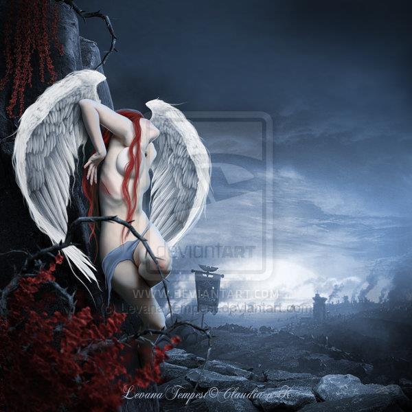 Angel of War Photo Manipulation Artwork