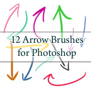 12
 Arrow Brushes PS7 and CS3 by myukiori photoshop resource collected by psd-dude.com from deviantart