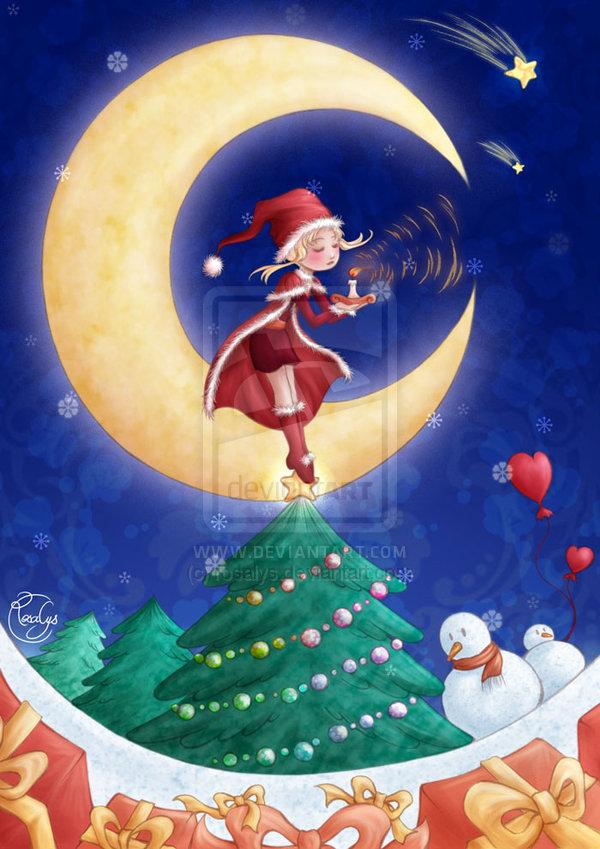 Little
 Christmas by rosalys photoshop resource collected by psd-dude.com from deviantart