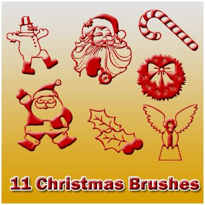 11
 Christmas Brushes by Sweet83 photoshop resource collected by psd-dude.com from deviantart