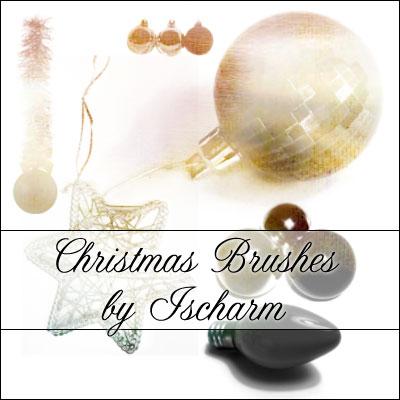 Ischarm
 Christmas Brushes by ischarm photoshop resource collected by psd-dude.com from deviantart