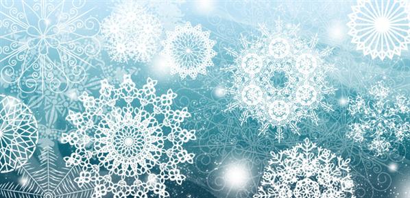Snowflake
 Brushes by arsgrafik photoshop resource collected by psd-dude.com from deviantart